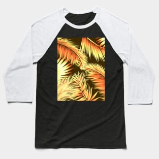 Brown palm leaves Baseball T-Shirt